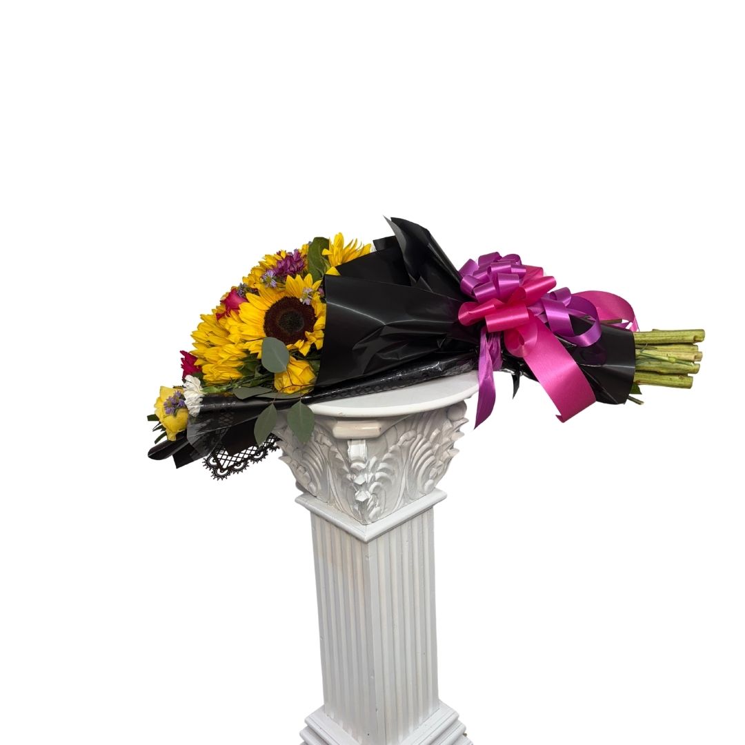 Sunflower & Rose Arrangement