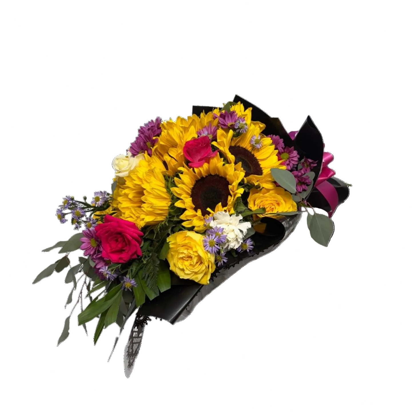 Sunflower & Rose Arrangement