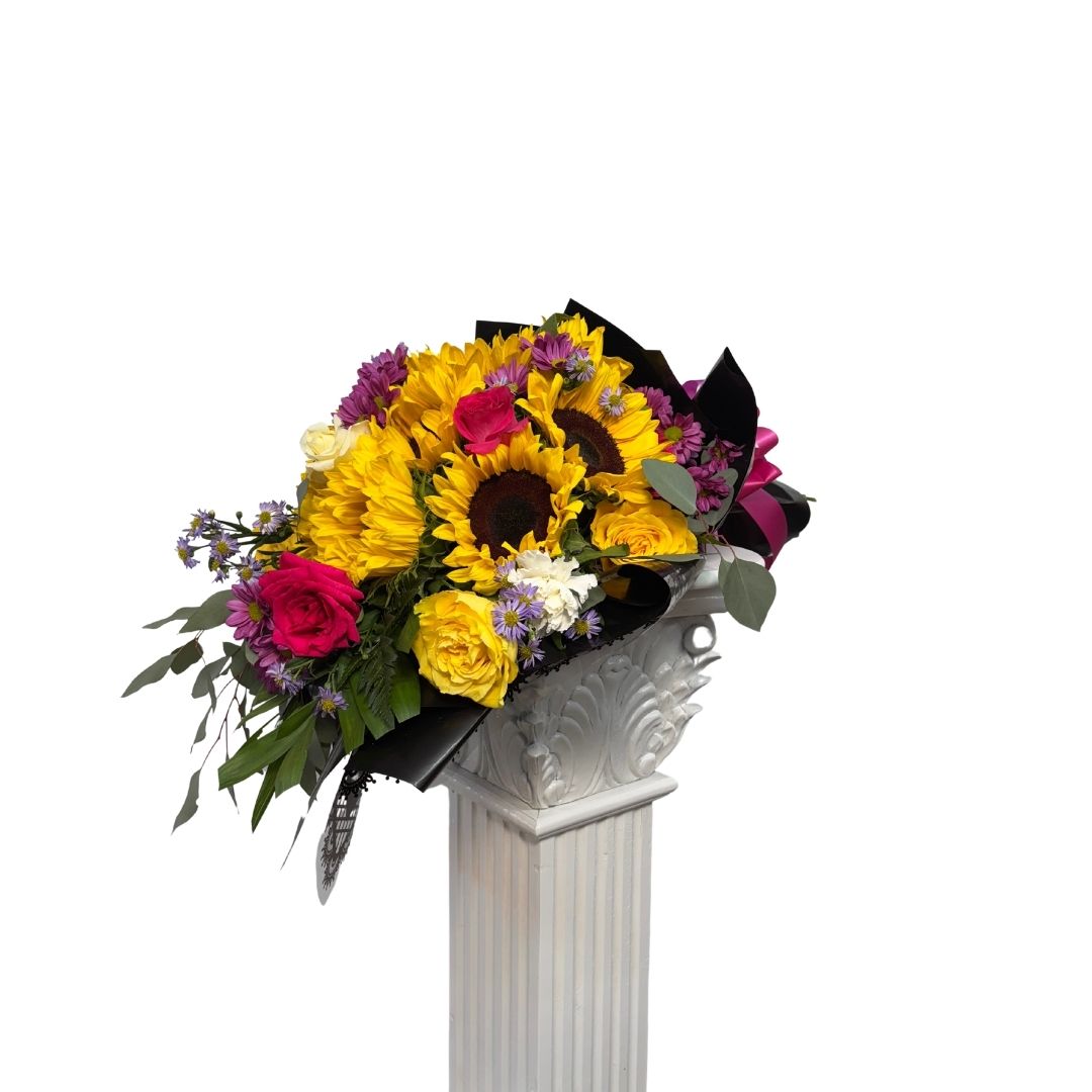 Sunflower & Rose Arrangement