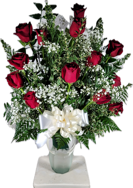 Romantic Harmony: Red and Pink Rose Bouquet
