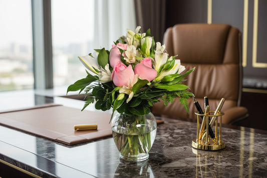  red rose memorial arrangement for sympathy flowers in Houston